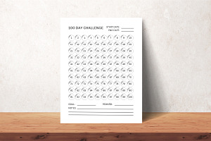 100 Day Challenge Tracker