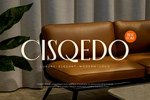 Cisqedo - Modern Luxury Font