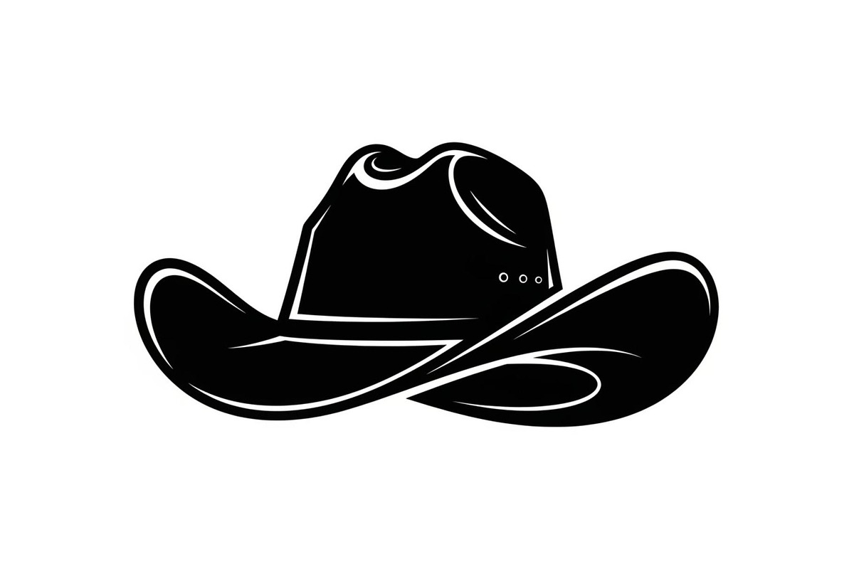 Minimal Cowboy Hat Silhouette Bundle, an Illustration by Designs_River (Photo 22 of 51)