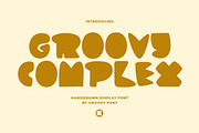 Groovy Complex - Display Font, a Handwritten Font by GroovyFontCo (Thumbnail 1 of 7)
