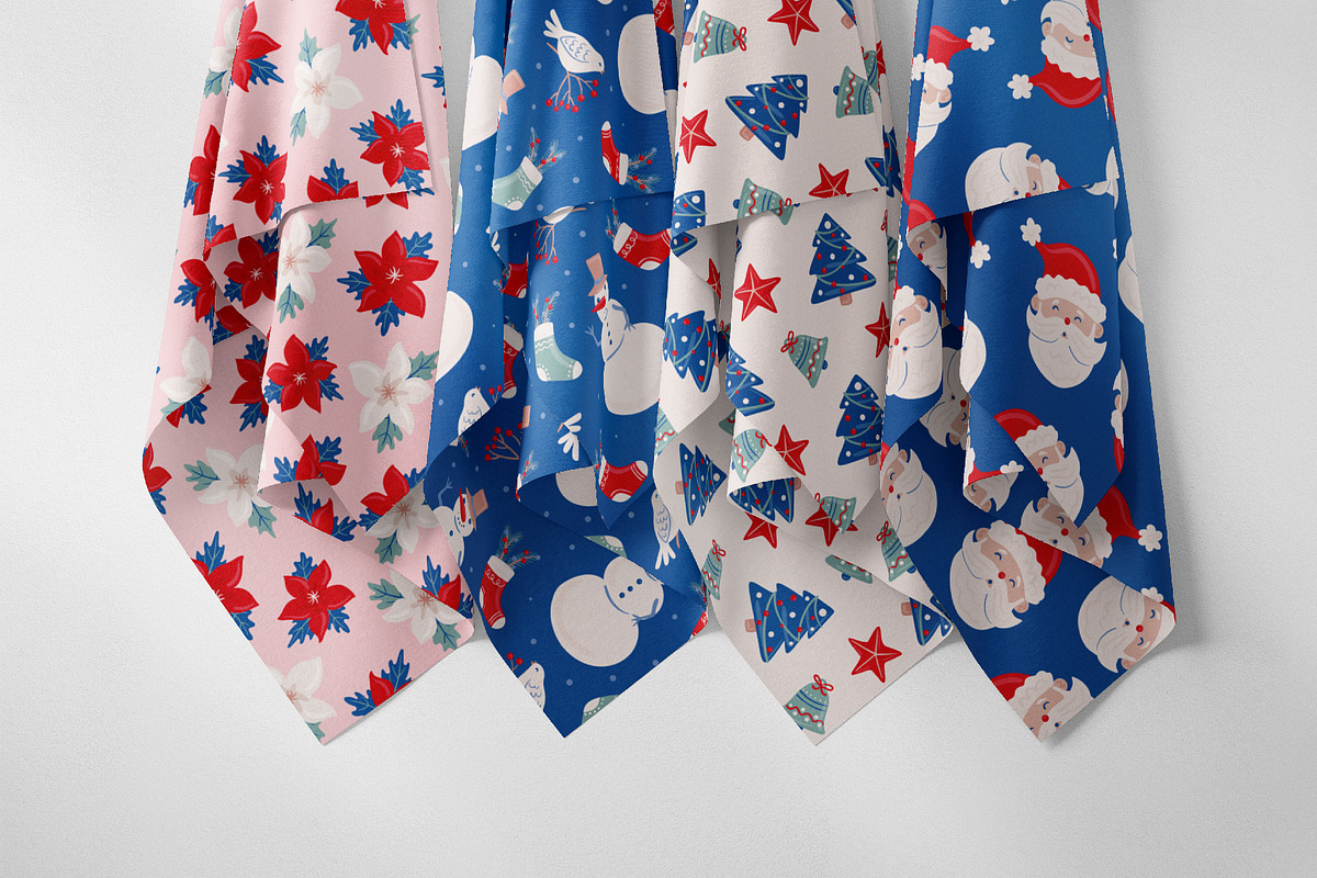 Merry & Bright Christmas Patterns, a Pattern Graphic by Tiger and Flower (Photo 6 of 9)