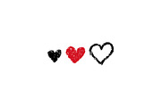 Crayon Doodle Hearts, an Object Graphic by Elena Pimukova (Thumbnail 24 of 36)
