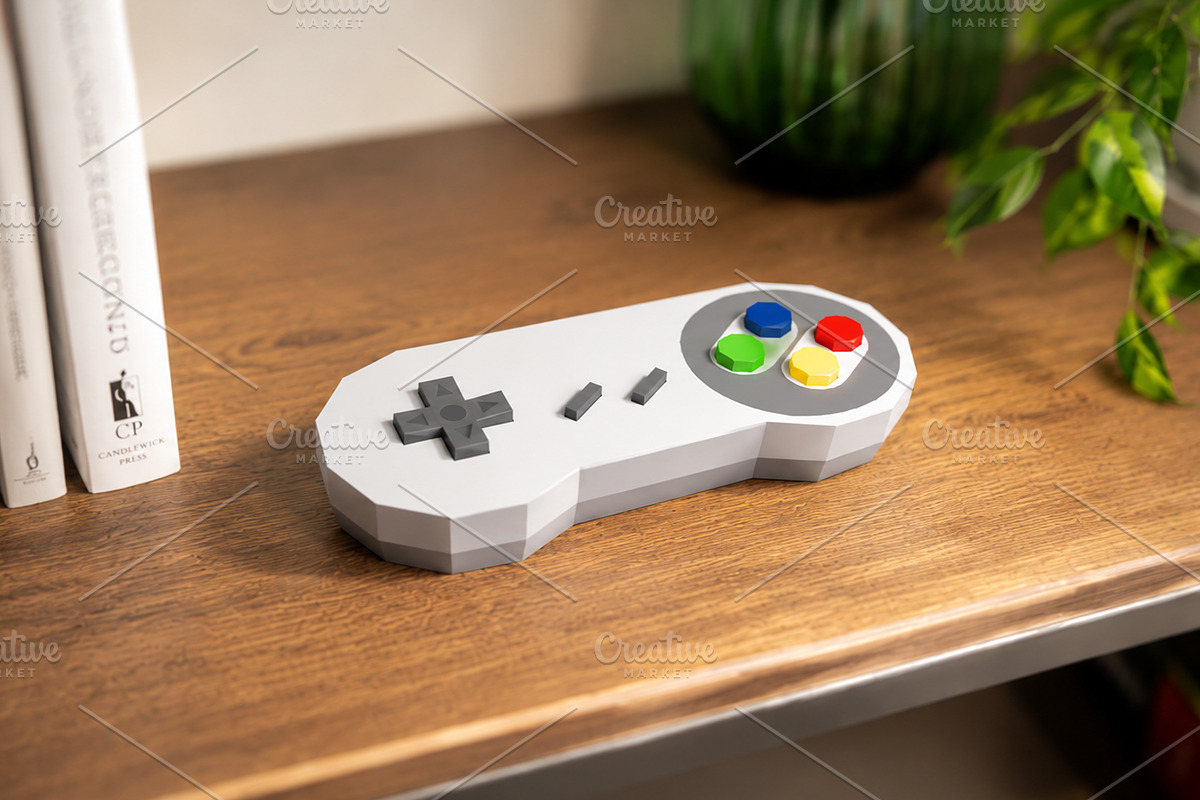 Game controller - 3d papercraft, an Object 3D Model by PAPER amaze (Photo 1 of 3)