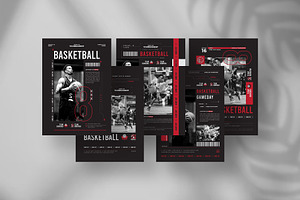 Basketball Matchday Flyer Template, a Flyer Template by Tanmoy Topu
