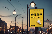 Lamp Post Banner Mockup, a Product Mockup by Designbuys (Thumbnail 12 of 20)