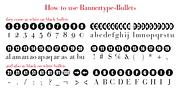 Bullets, a Symbol Font by Wiescher-Design (Thumbnail 5 of 14)