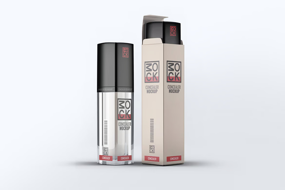 Cosmetic Concealer Mockup, an Advertising Mockup by Hubzway (Photo 1 of 9)