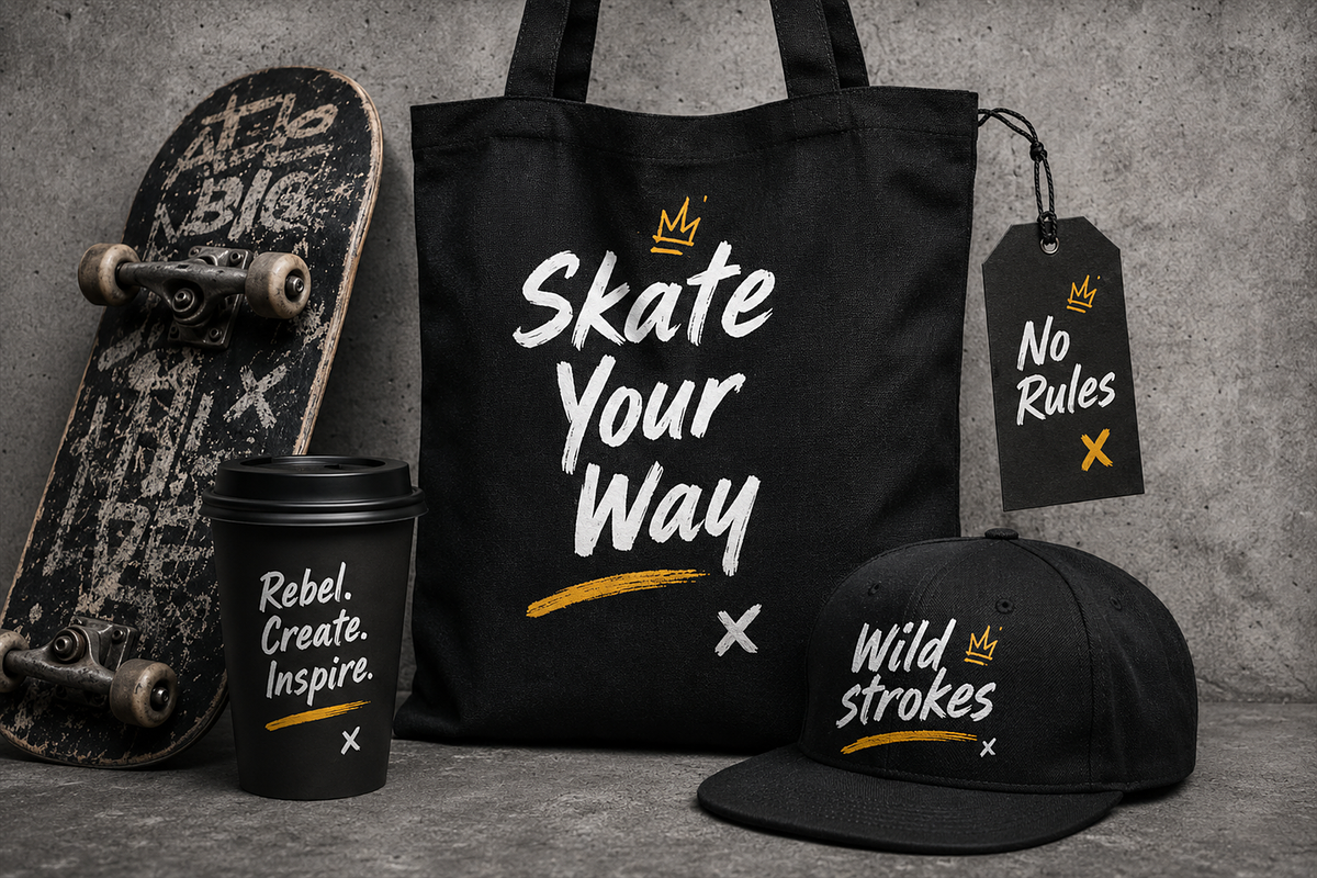Wild Strokes-Bold Handwritten Brush, a Handwritten Font by overlaytemplates (Photo 2 of 5)