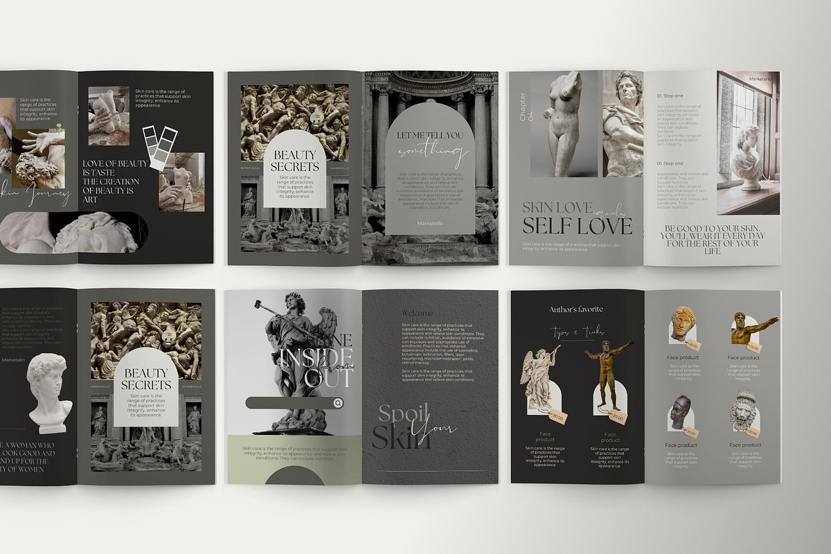 Ebook templates for CANVA, a Magazine Template by Marketello Studio (Photo 7 of 9)