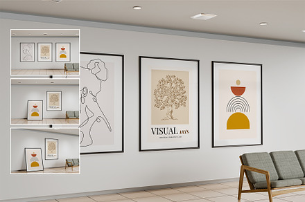 Gallery Frames Mockup