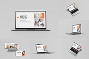 Laptop Presentation Mockup, a Mac Mockup by Graphic Deal (Thumbnail 1 of 12)