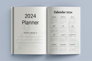 365 Days 2024 Planner Canva Template