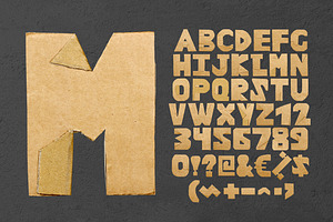 Cardboard Font