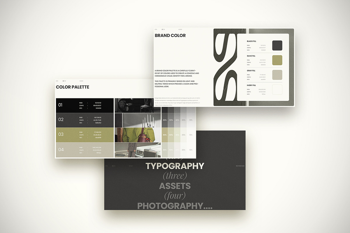 Brand Guidelines Presentation Design, a Presentation Template by Studio Monova (Photo 14 of 22)