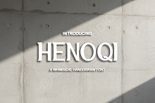 Henoqi - Modern Luxury Serif Font