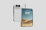 iPhone 18 Duo Mockup, an iPhone Mockup by Graphicbars (Thumbnail 3 of 11)