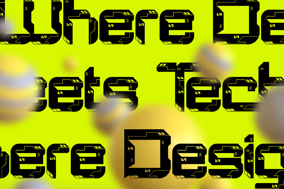 Techpulse, a Symbol Font by Ditatype (Photo 14 of 22)