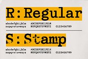 TypedeerMono - Typewriter Stamp Font, a Slab Serif Font by Drizy (Thumbnail 3 of 10)