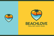 Beach Love Logo Template, a Branding & Logo Template by emotions76 (Thumbnail 3 of 3)