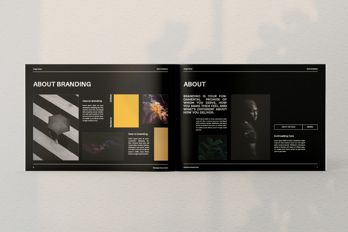 Raven Brand Guidelines, a Presentation Template by Analogi Studio (Photo 4 of 14)