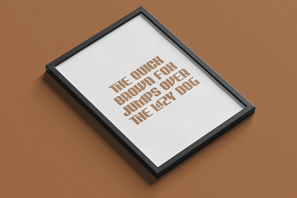 Egiga – Retro Sci-Fi Display Font, a Sans Serif Font by Artiveko (Photo 8 of 8)