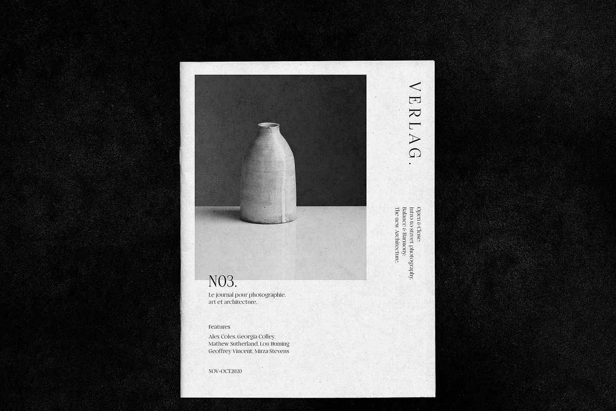 VERLAG - InDesign MAGAZINE TEMPLATE, a Magazine Template by KOZMIKDZN (Photo 1 of 10)