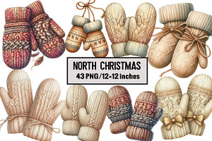 North Christmas, an Illustration by Design Market