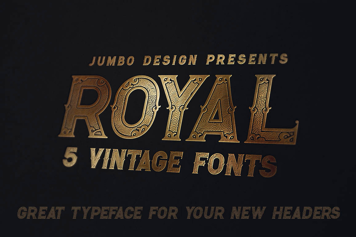 Royal - Vintage Style Font preview 4