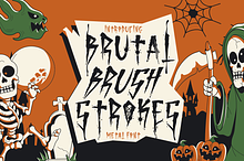 Brutal Brushstrokes - Metal Font