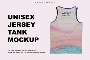 Unisex Jersey Tank Mockups