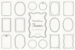 Hand Drawn Decorative Frames, a Decorative Illustration by PixMarket