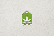 Minimalist Cannabis Tag Logo, a Branding & Logo Template by Luxury Logos (Thumbnail 4 of 4)