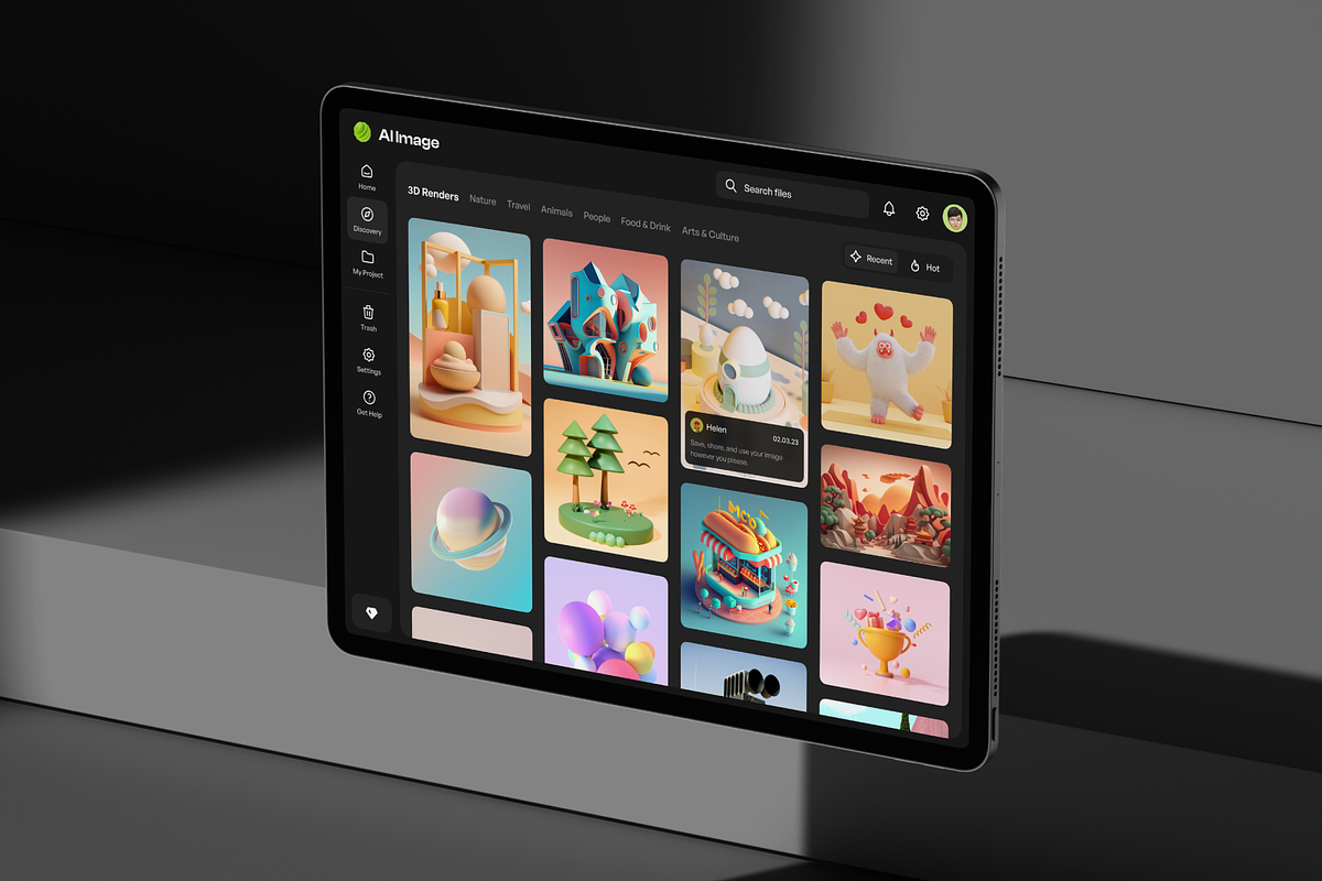 AI Photo UI Kit, an UI Kit Template by Trung (Photo 7 of 8)