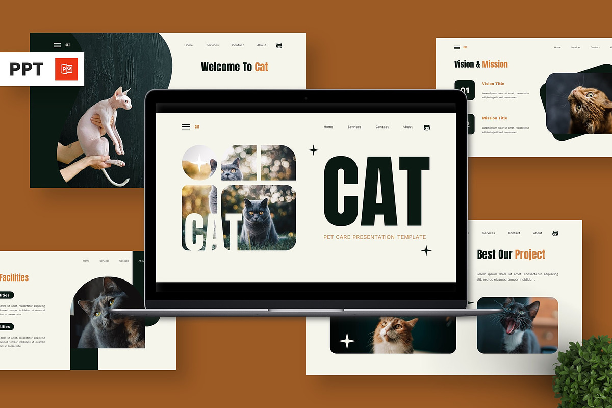 Cat - Pet Care Powerpoint