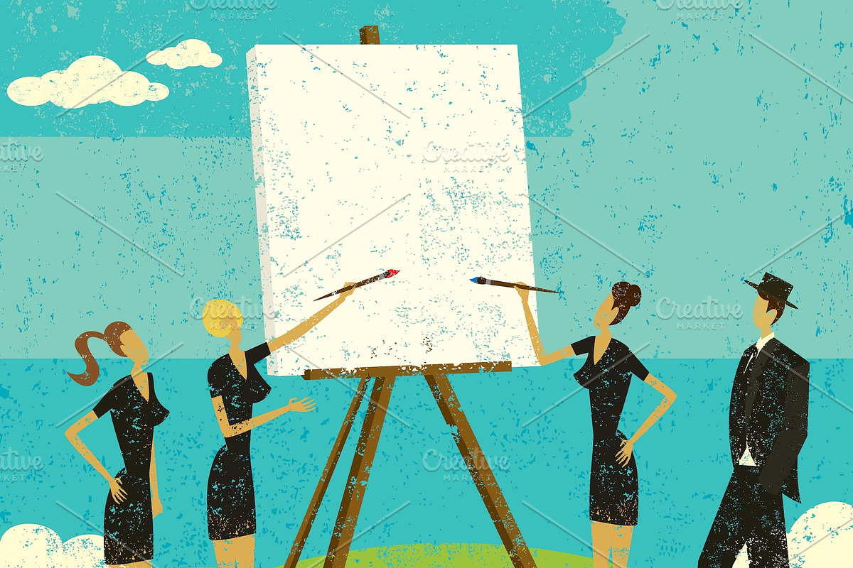 Business Concepts Bundle 11 Women, a Person Illustration by retrorocket (Photo 20 of 21)