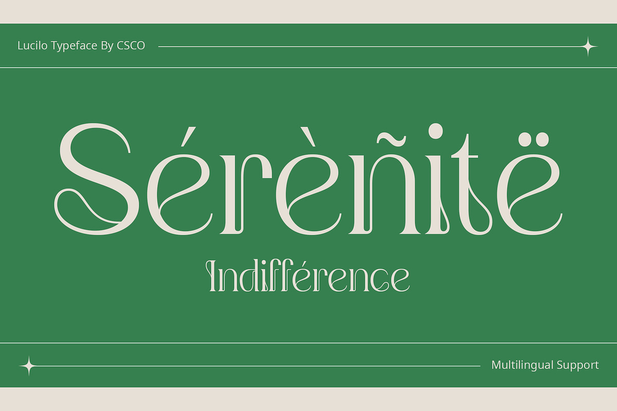 Lucilo – Art Noveau Font, a Serif Font by Craft Supply Co. (Photo 4 of 8)
