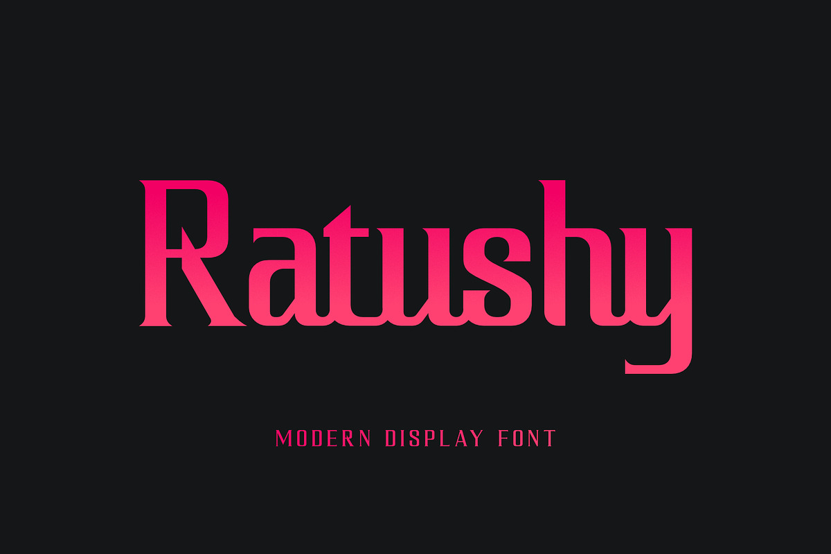 Ratushy, a Serif Font by Sealoung (Photo 1 of 14)