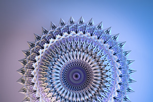 12 Abstract Mandala 3D Model Kitbash