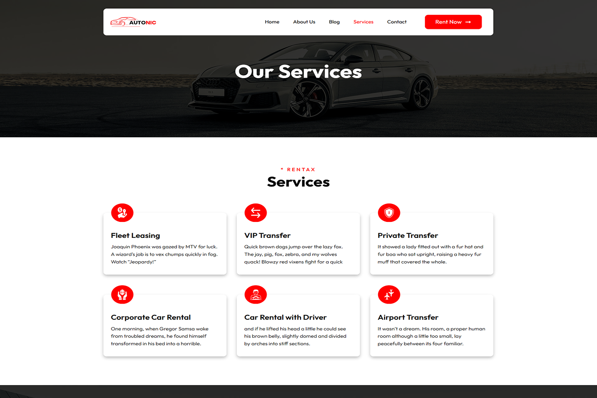 Autonic Car Searching Elementor Kit, a WordPress Template by Techeshta Solutions (Photo 3 of 5)