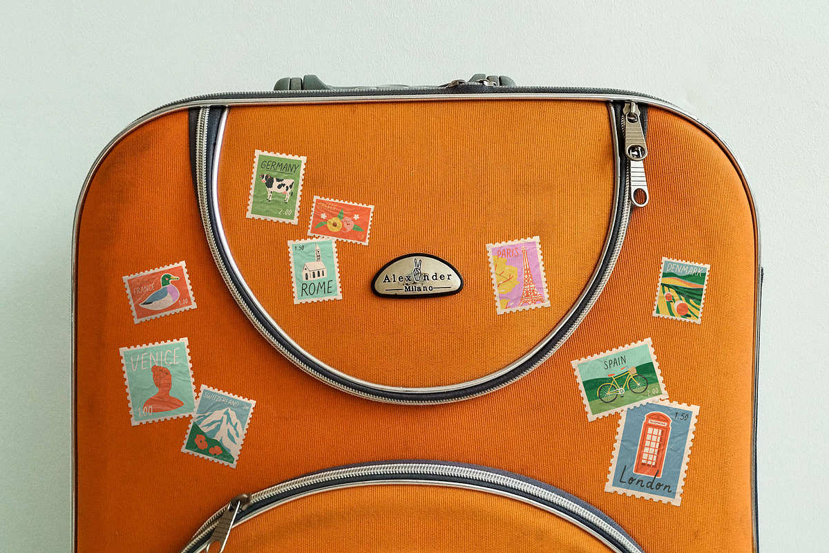 World Stamps: Graphics & Patterns, a Pattern Graphic by Dedraw Studio (Photo 8 of 10)