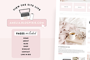 Pink Wordpress Blog Theme, a WordPress Template by Design Pixie (Thumbnail 3 of 9)