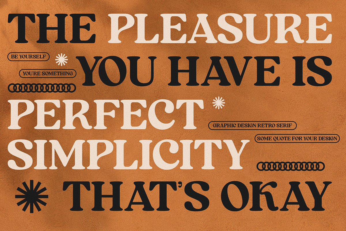 Maguen Modern Retro Display, a Sans Serif Font by Typetemp Studio (Photo 11 of 14)