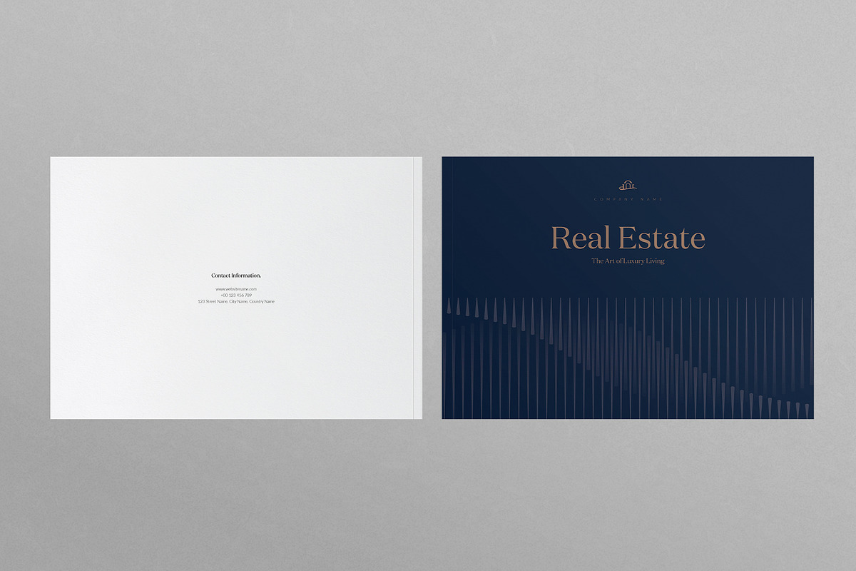Luxury Real Estate Brochure Landscap, a Brochure Template by DesignCrest (Photo 10 of 12)