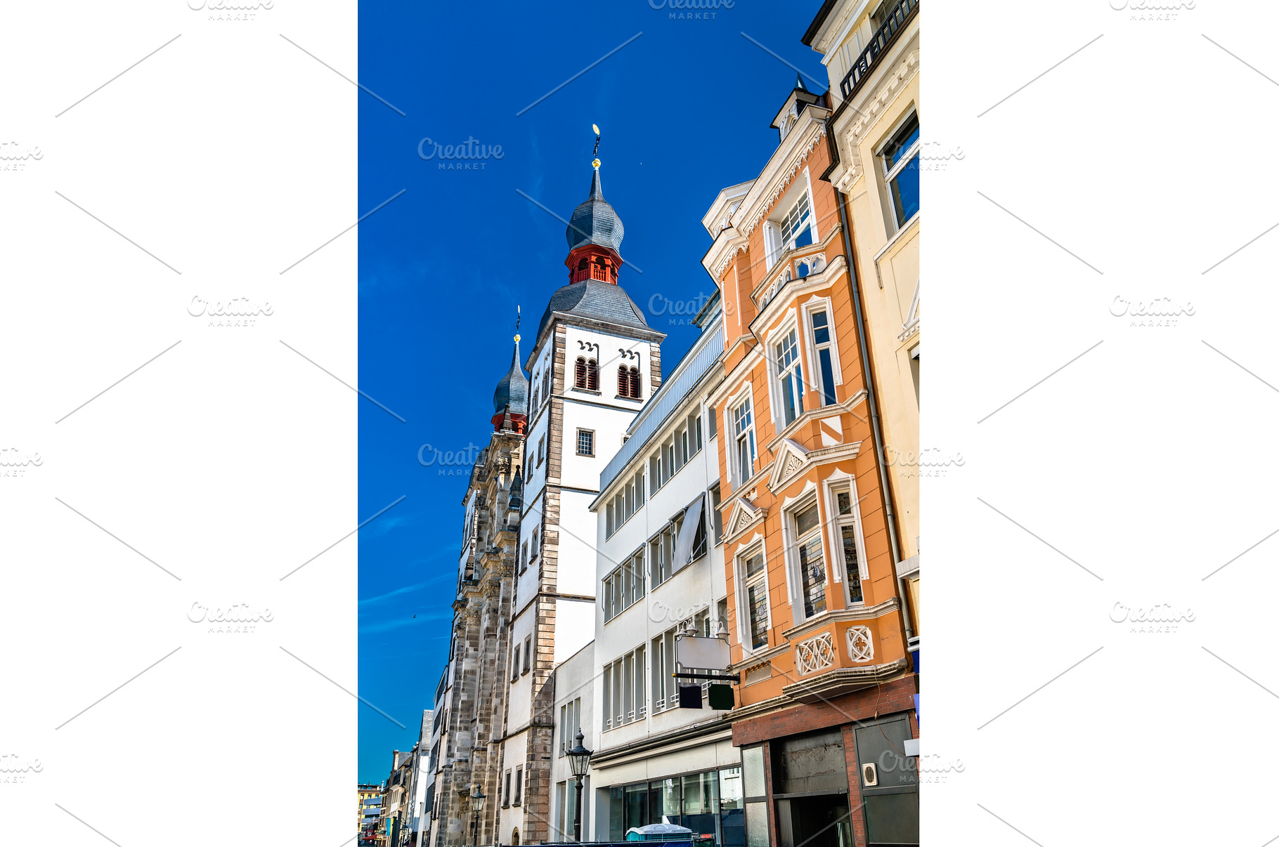 Name of Jesus Church in Bonn, an Architecture Photo by Leonid Andronov