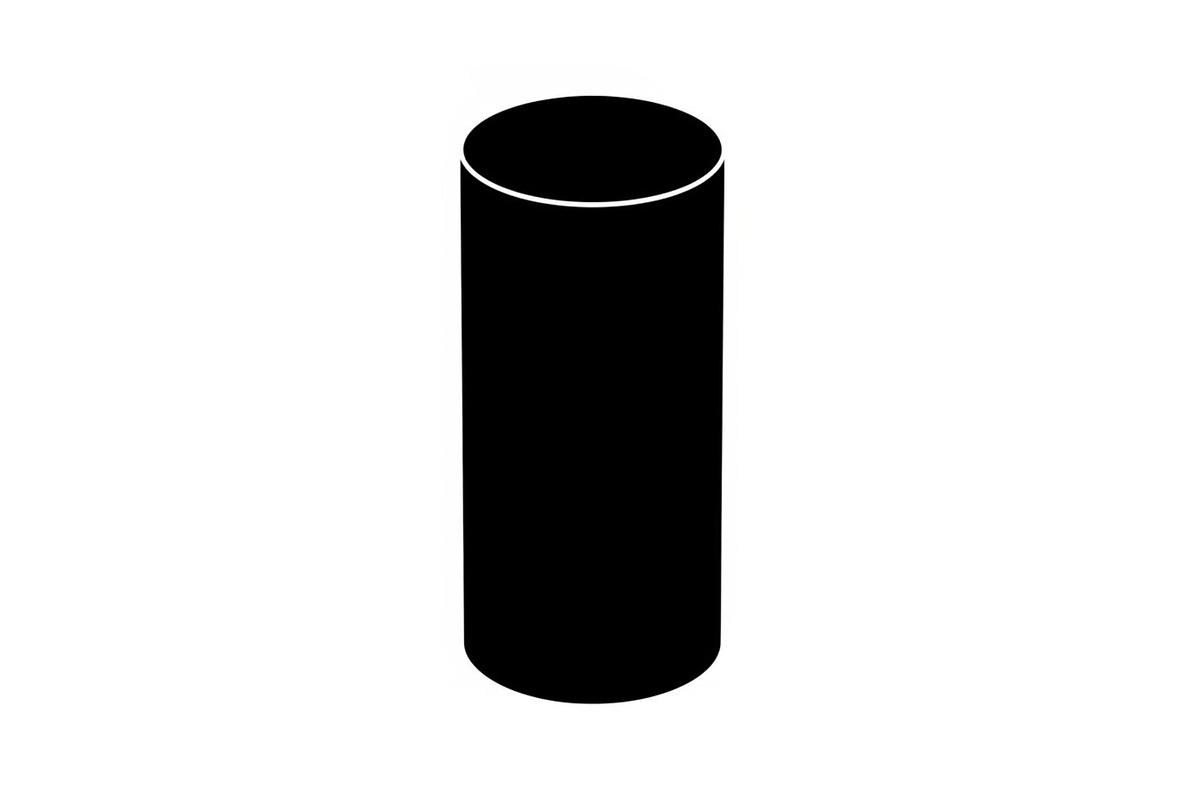Black Cylinder 3D Geometric Shape, a Graphic by Designer_Momina (Photo 3 of 10)