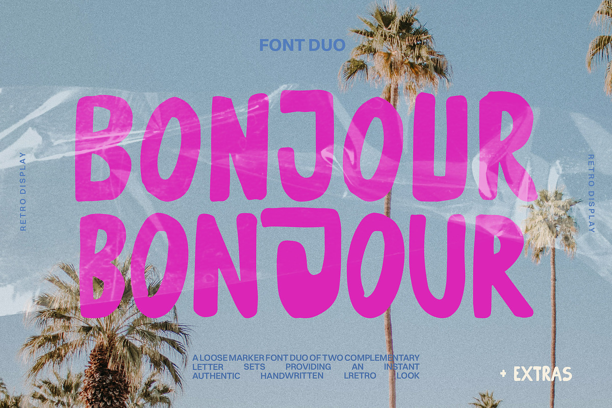 Handmade Retro Marker Font Duo, a Sans Serif Font by Laras Wonderland (Photo 14 of 14)