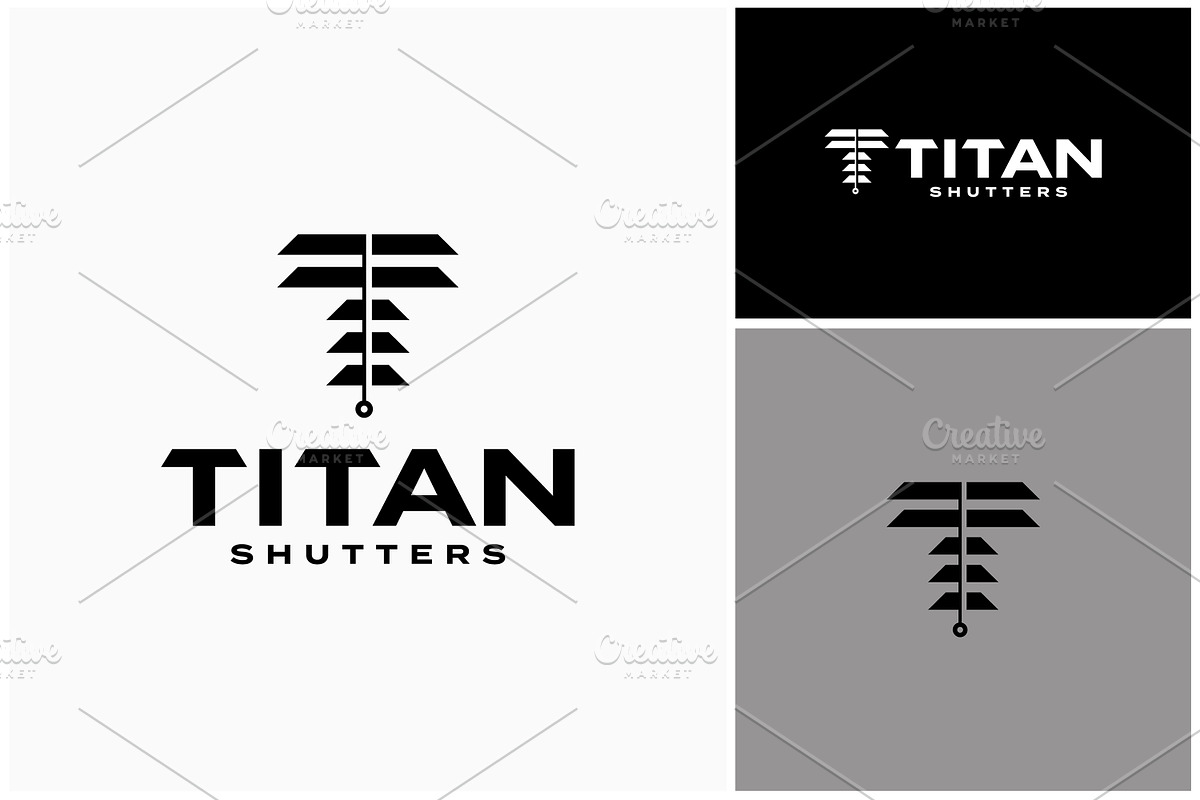 Letter T Shutter Blinds Window Logo, a Branding & Logo Template by Enola99d (Photo 1 of 2)