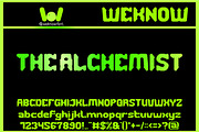 The Alchemist font, a Font by weknow (Thumbnail 1 of 8)