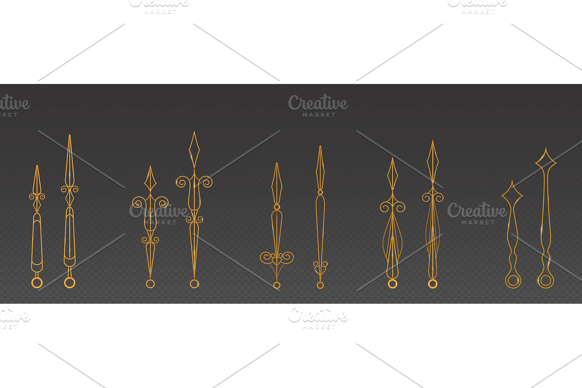 Elegant art deco golden border, an Illustration by art PVP - market