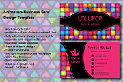 Animators Business Card Design, a Business Card Template by Kseniya-Omega (Thumbnail 2 of 4)